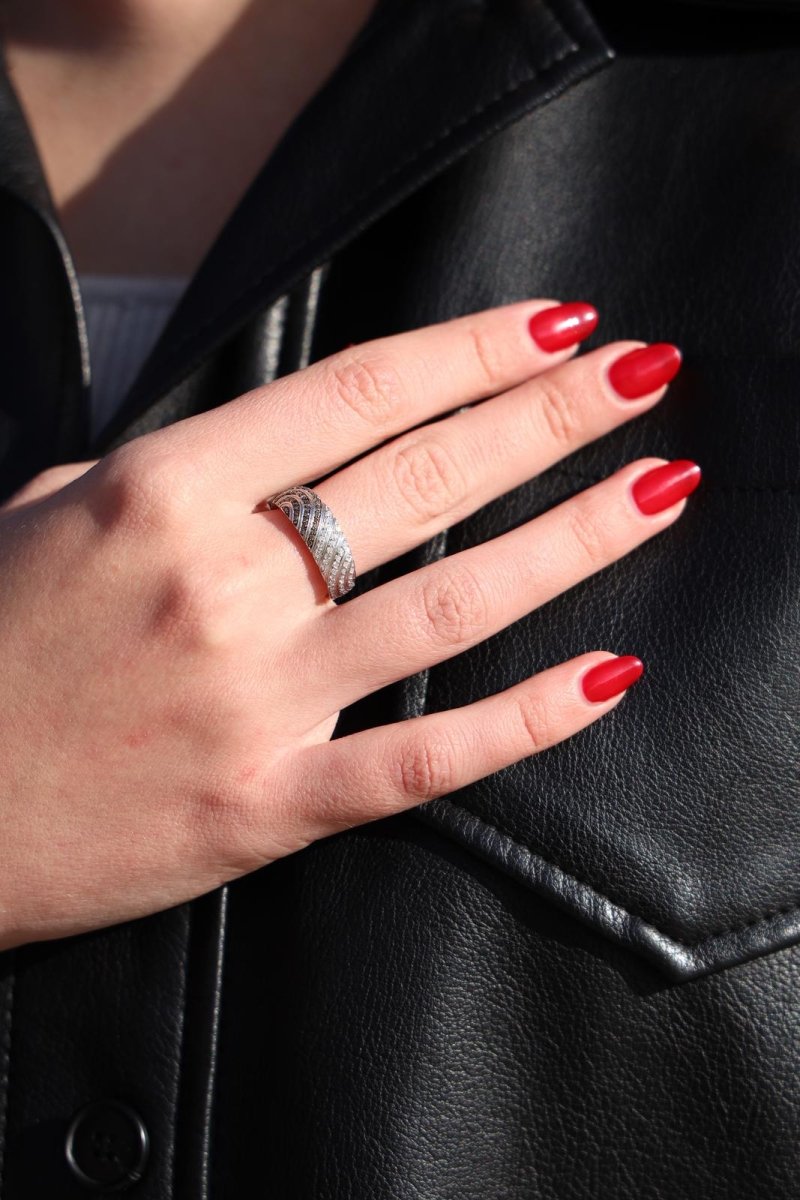 Bague Or blanc Diamant - Castafiore