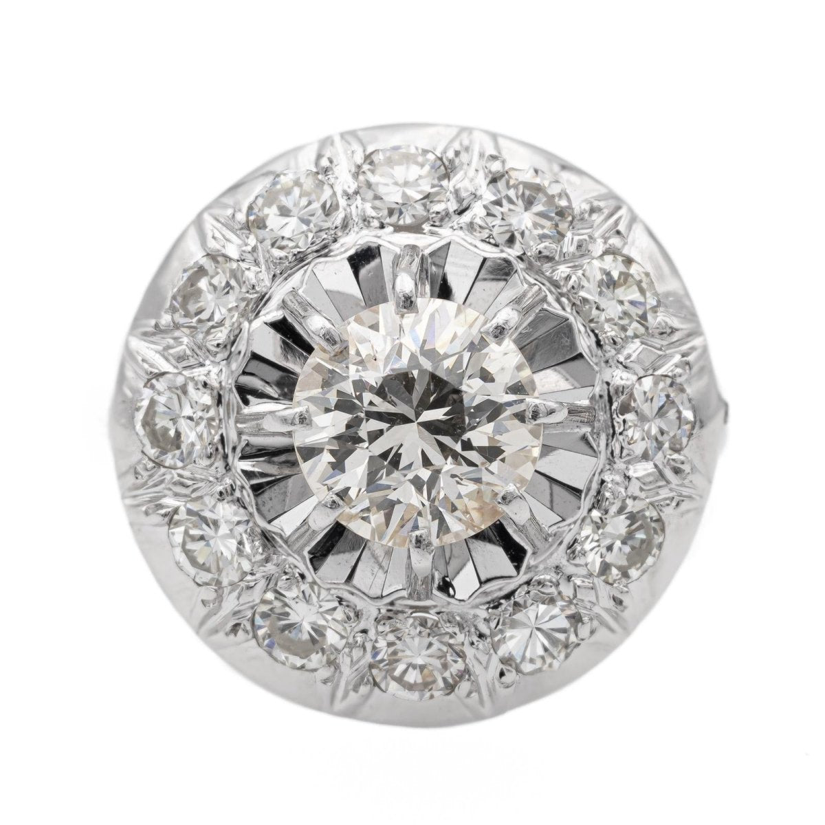 Bague or blanc Diamant - Castafiore