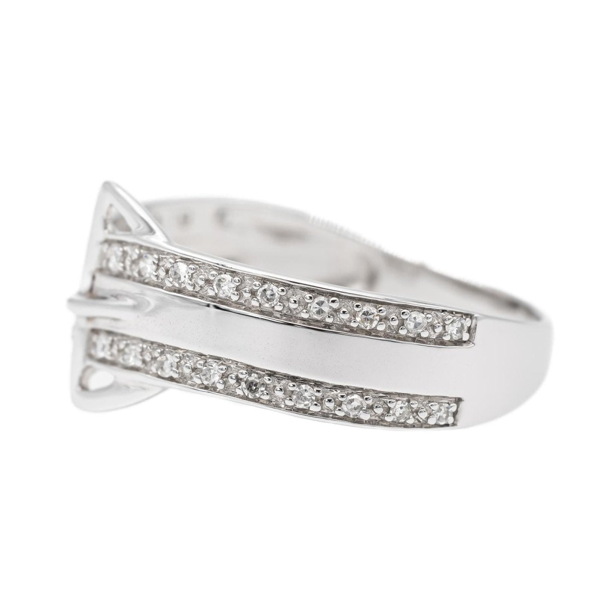 Bague Or blanc Diamant - Castafiore