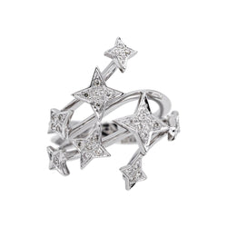 Bague Or blanc Diamant - Castafiore