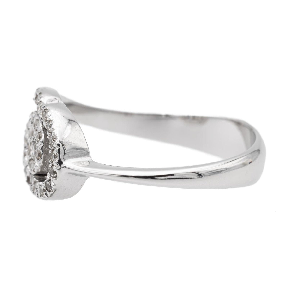 Bague or blanc diamant - Castafiore