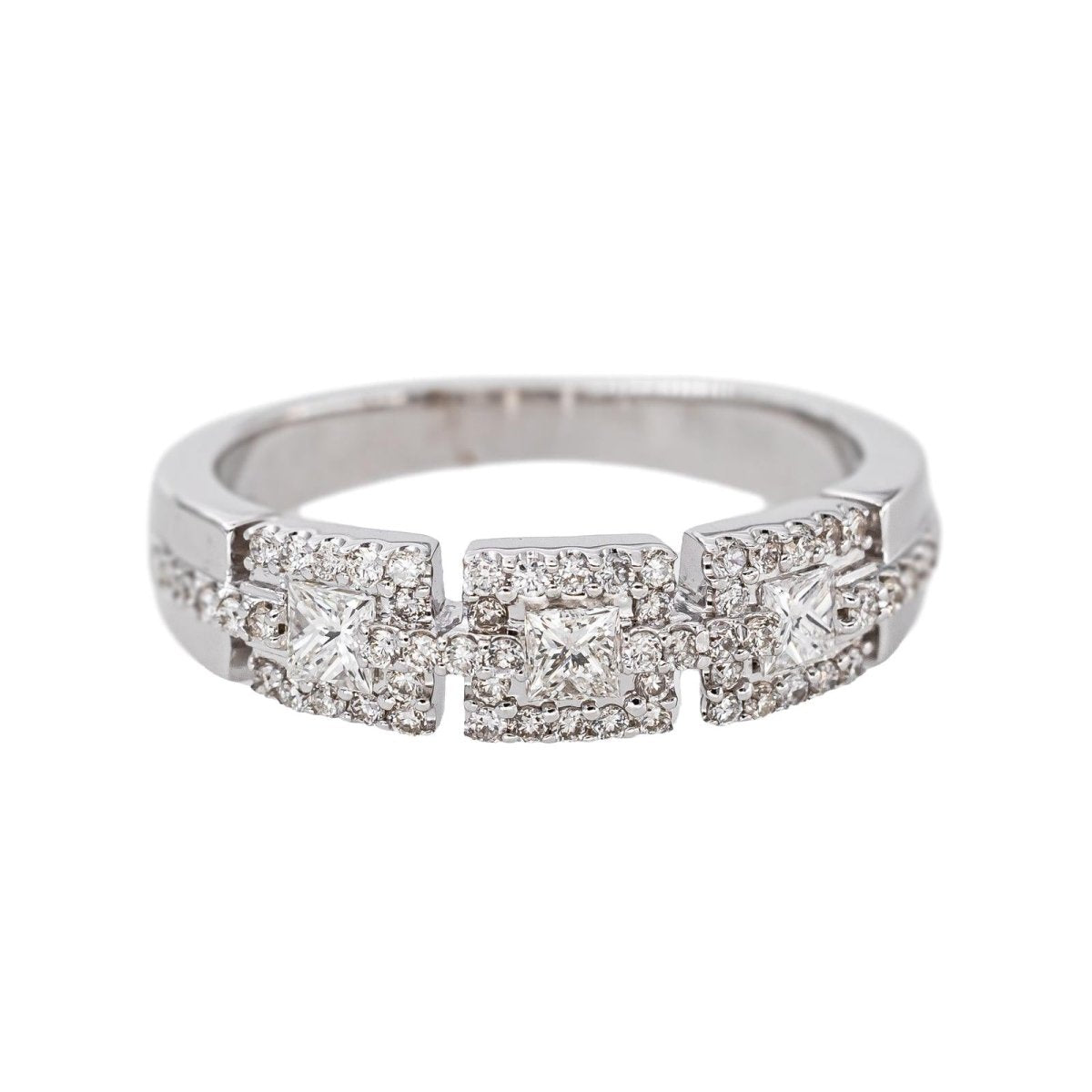 Bague Or blanc Diamant - Castafiore
