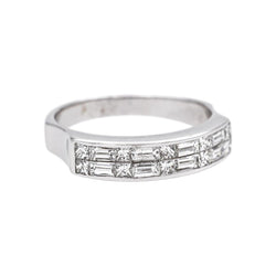 Bague Or blanc Diamant - Castafiore