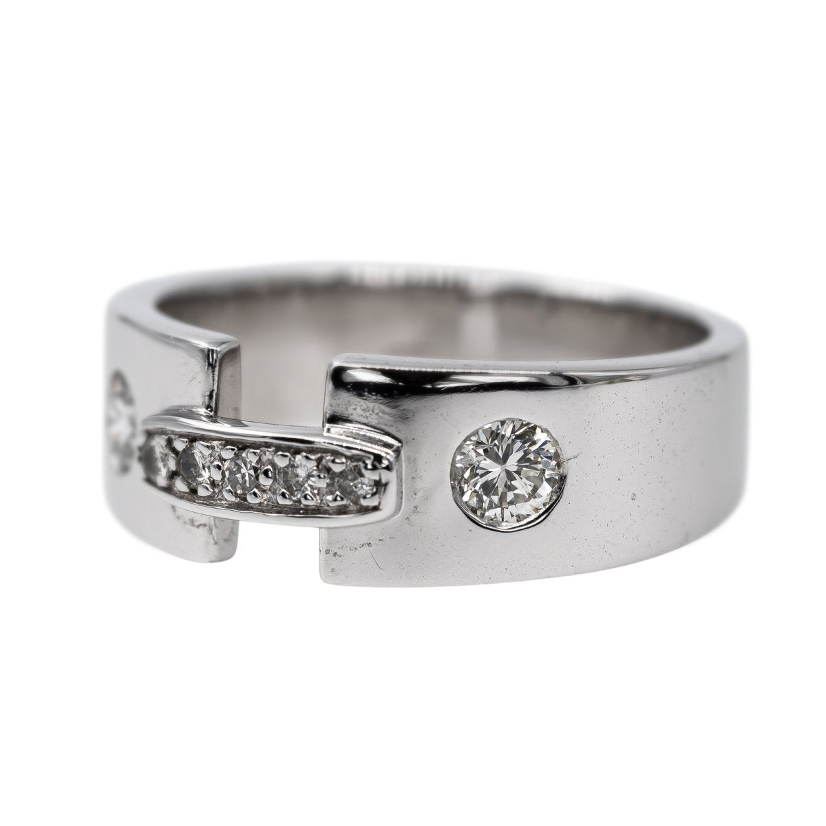 Bague Or blanc Diamant - Castafiore