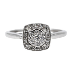 Bague Or blanc Diamant - Castafiore
