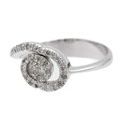 Bague or blanc diamant - Castafiore