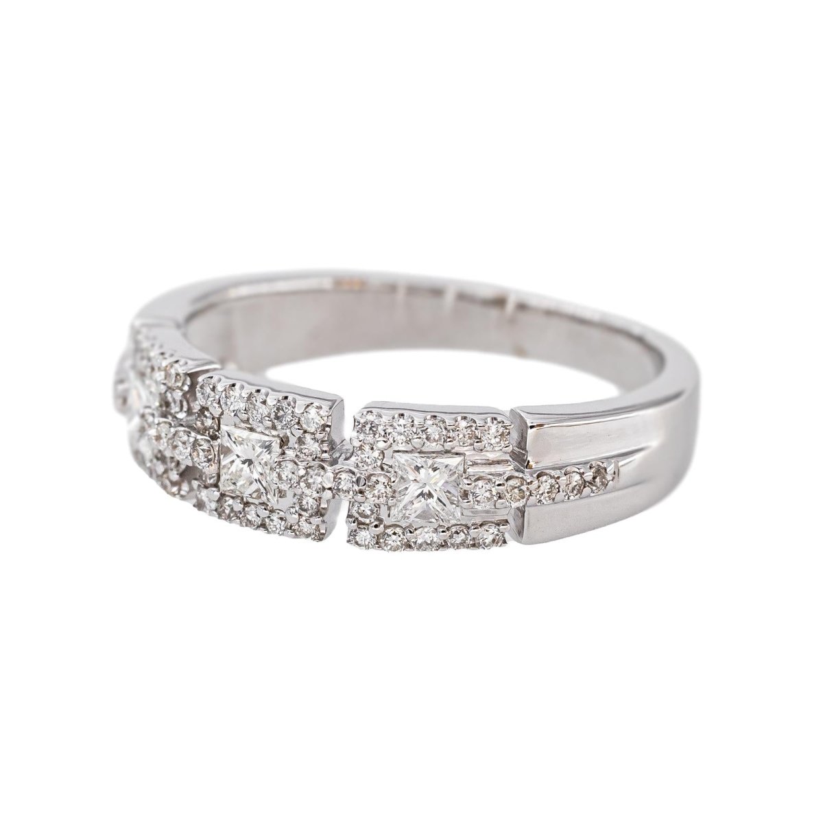 Bague Or blanc Diamant - Castafiore