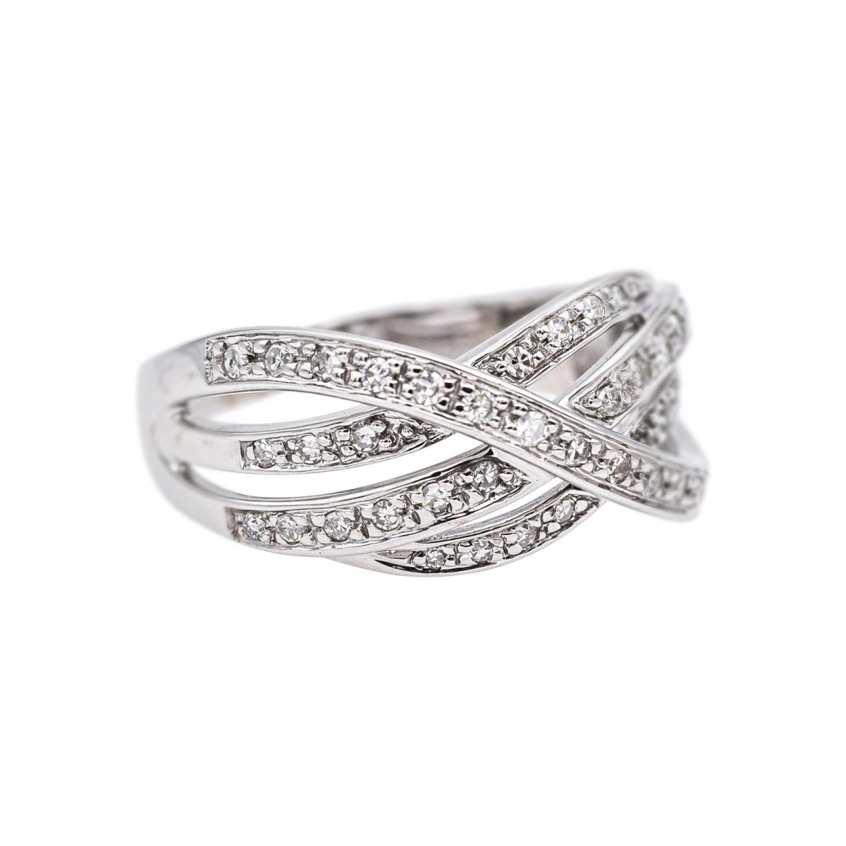 Bague Or blanc Diamant - Castafiore