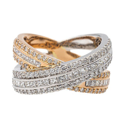 Bague Or blanc Diamant - Castafiore