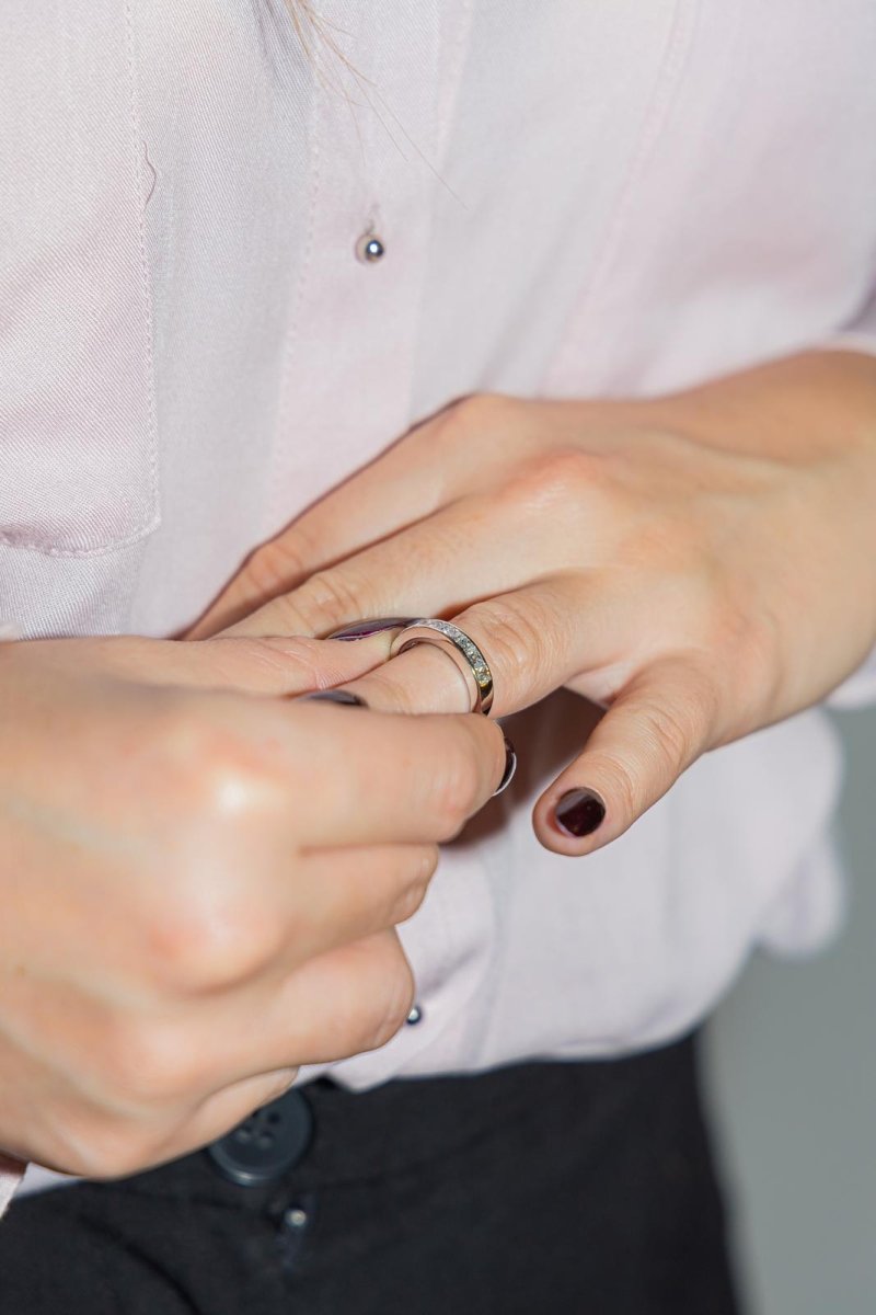 Bague Or blanc Diamant - Castafiore