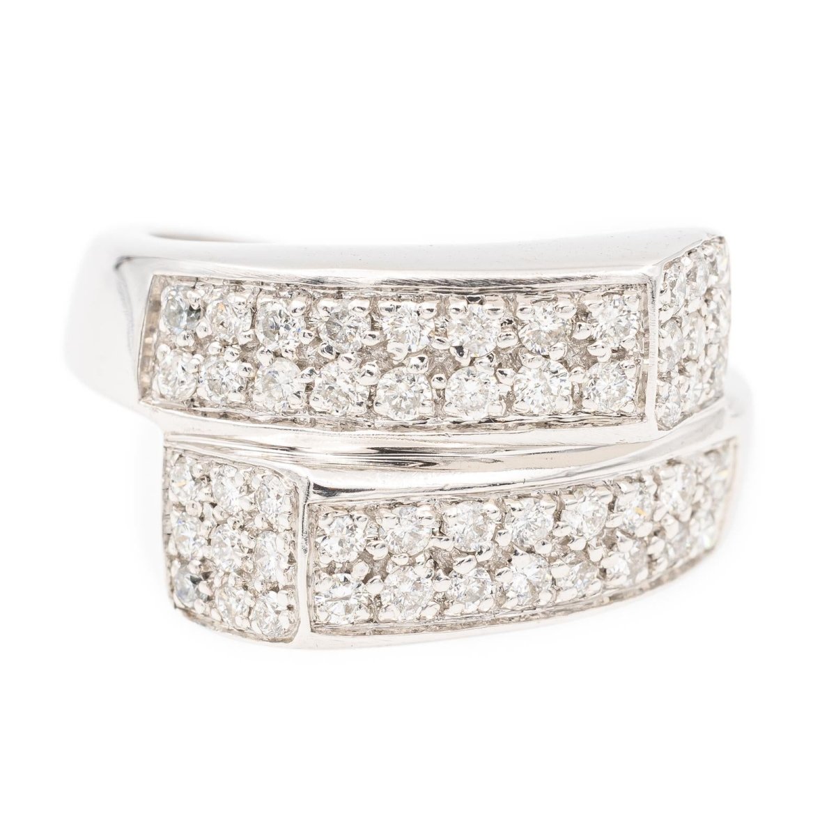 Bague Or blanc Diamant - Castafiore