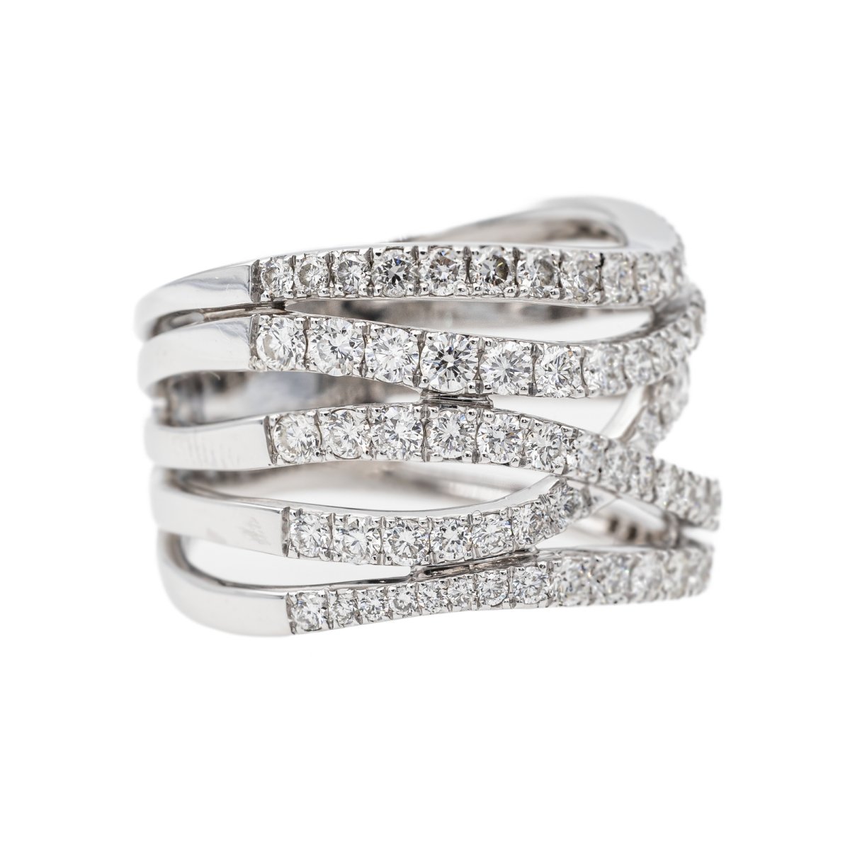 Bague Or blanc Diamant - Castafiore