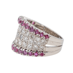 Bague Or blanc Diamant - Castafiore