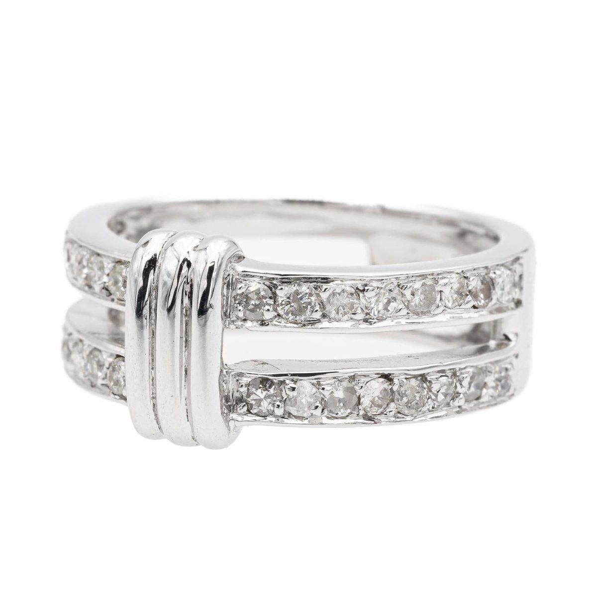 Bague Or blanc Diamant - Castafiore