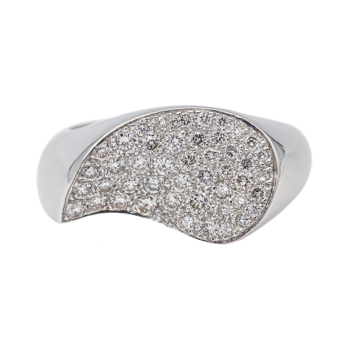 Bague Or blanc Diamant - Castafiore