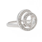 Bague Or blanc Diamant - Castafiore