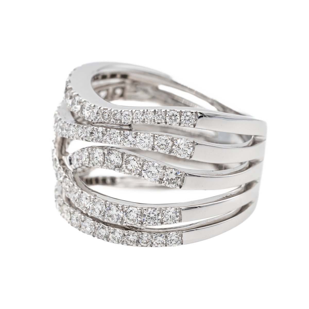 Bague Or blanc Diamant - Castafiore