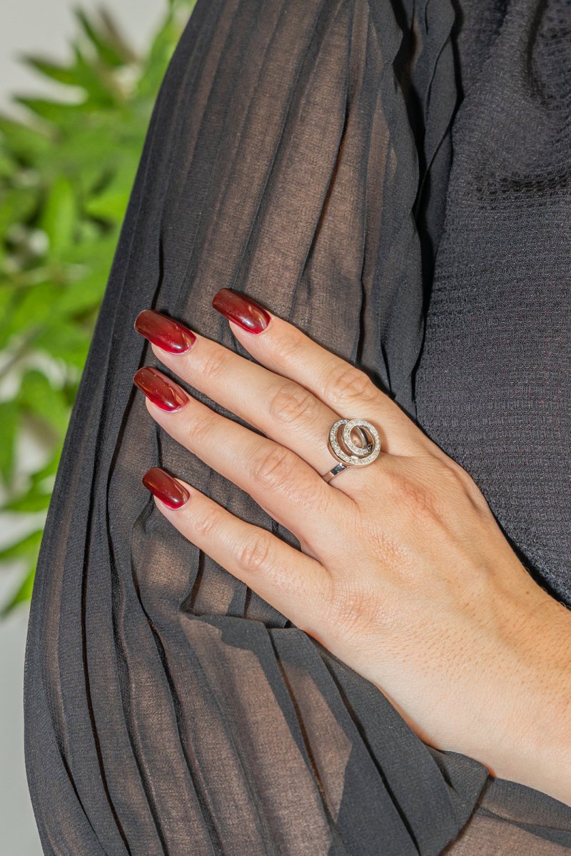 Bague Or blanc Diamant - Castafiore