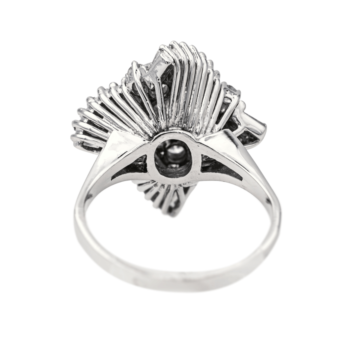Bague Or blanc Diamant - Castafiore