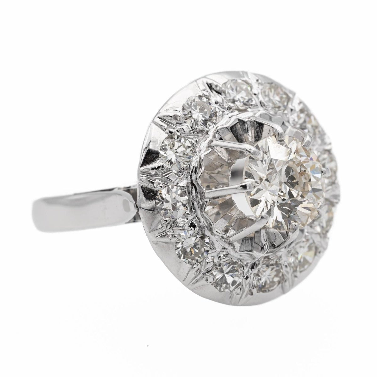 Bague or blanc Diamant - Castafiore