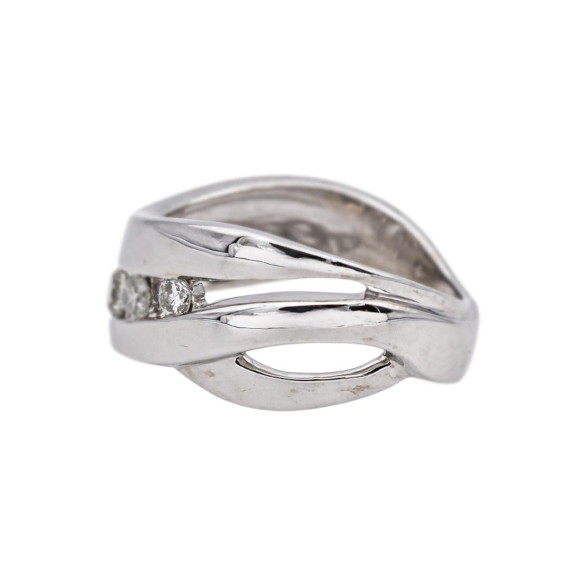 Bague Or blanc Diamant - Castafiore