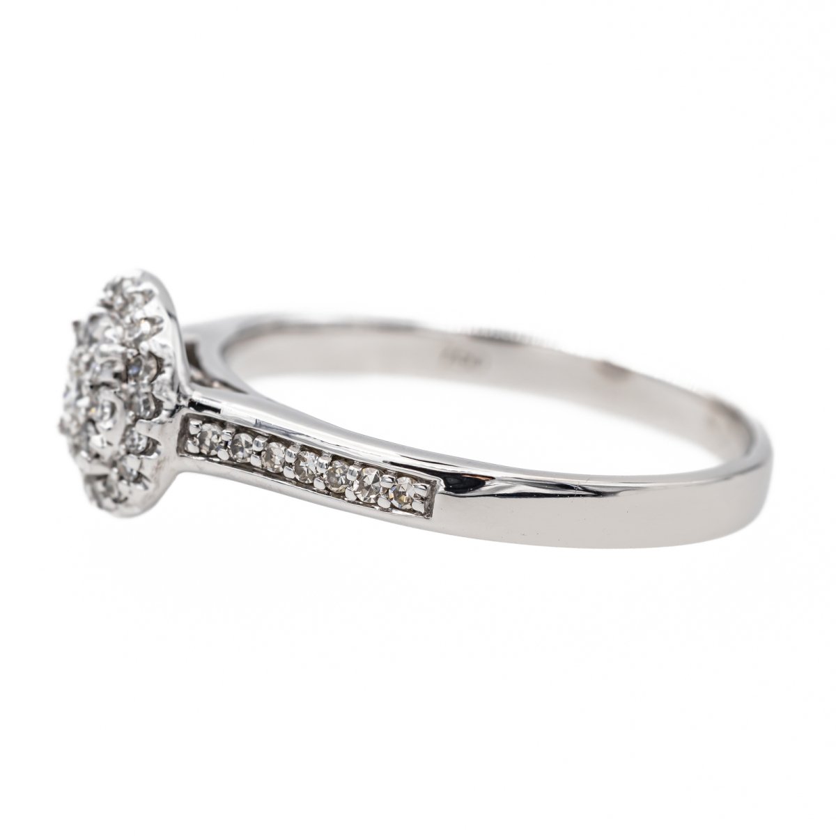 Bague Or blanc Diamant - Castafiore