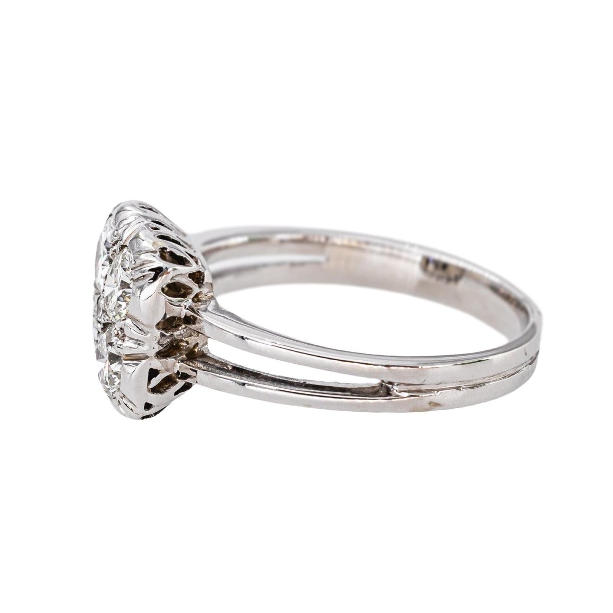 Bague Or blanc Diamant - Castafiore