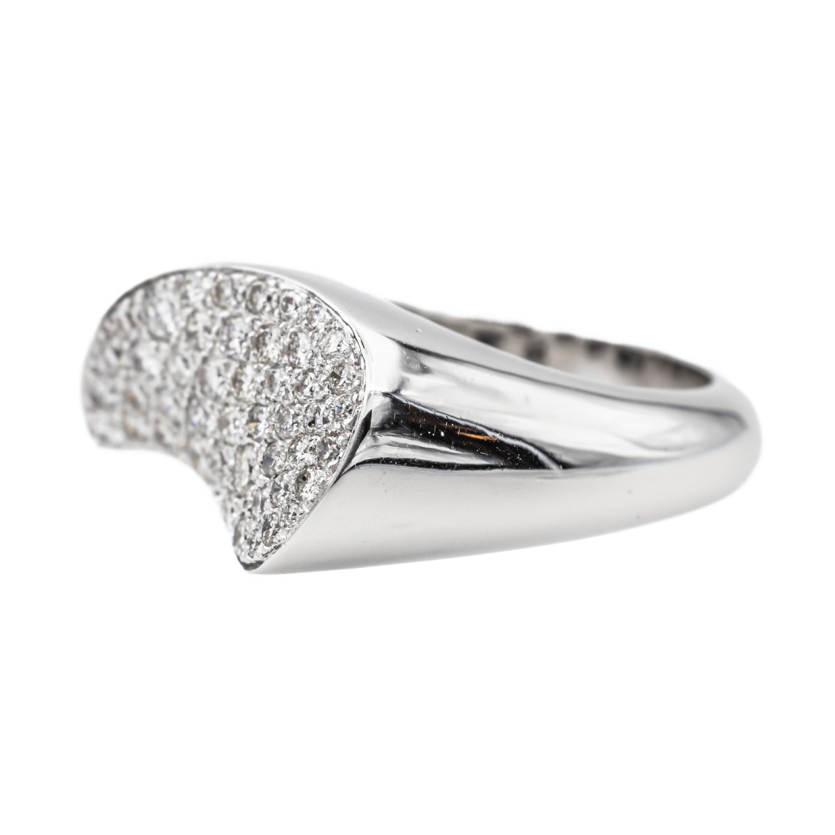 Bague Or blanc Diamant - Castafiore