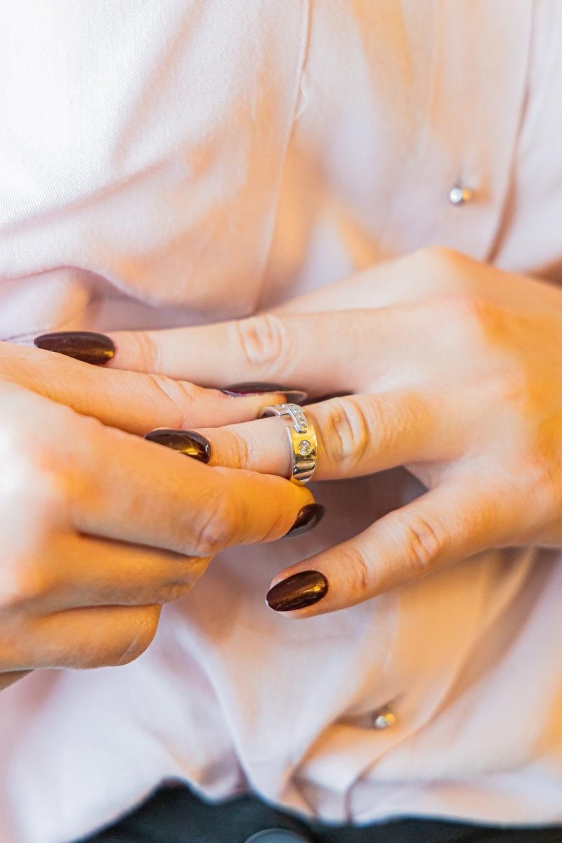 Bague Or blanc Diamant - Castafiore