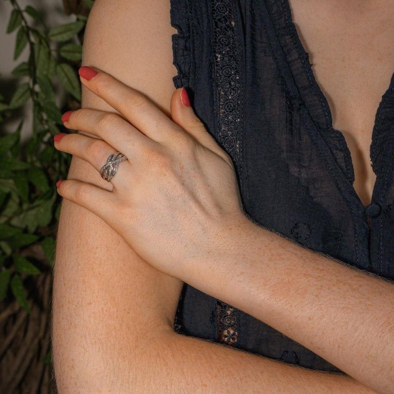 Bague Or blanc Diamant - Castafiore