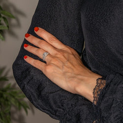 Bague Or blanc Diamant - Castafiore