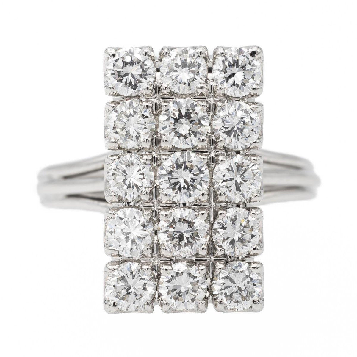 Bague Or blanc Diamant - Castafiore