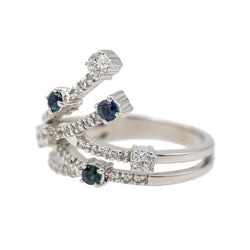 Bague Or blanc Diamant - Castafiore