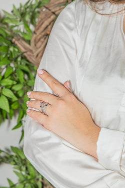 Bague Or blanc Diamant - Castafiore