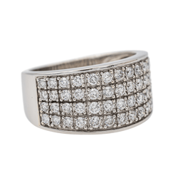 Bague Or blanc Diamant - Castafiore