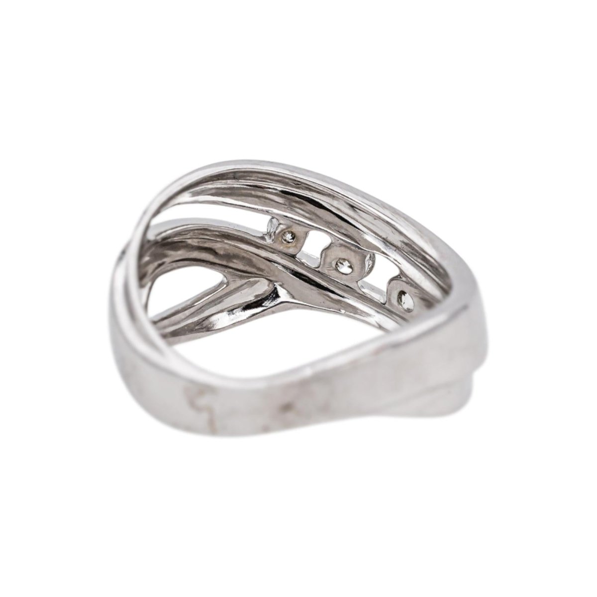 Bague Or blanc Diamant - Castafiore