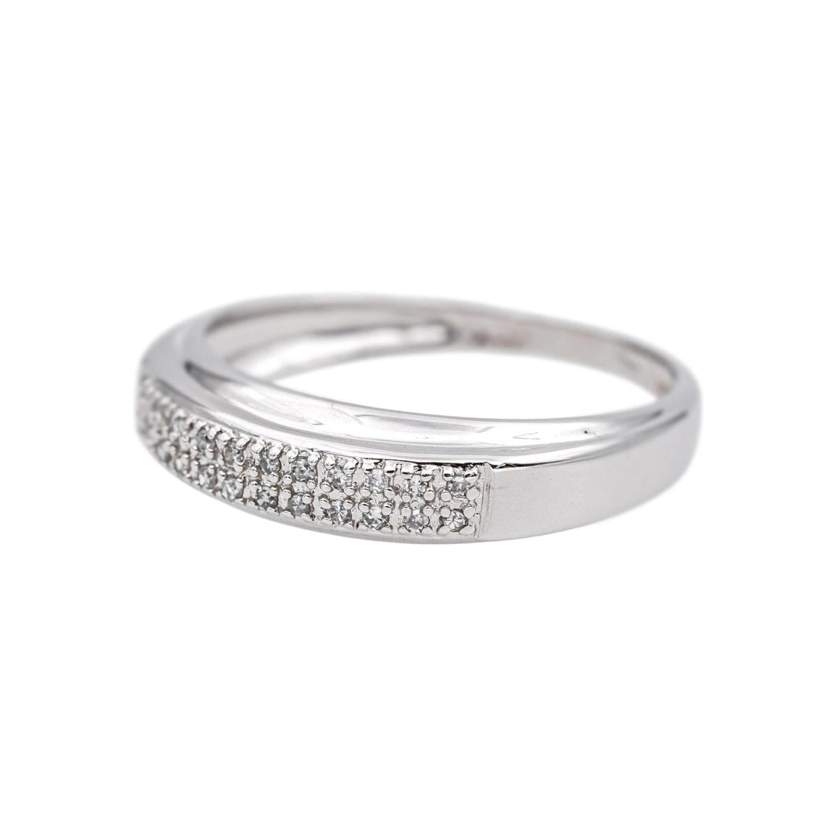 Bague Or blanc Diamant - Castafiore