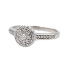 Bague Or blanc Diamant - Castafiore