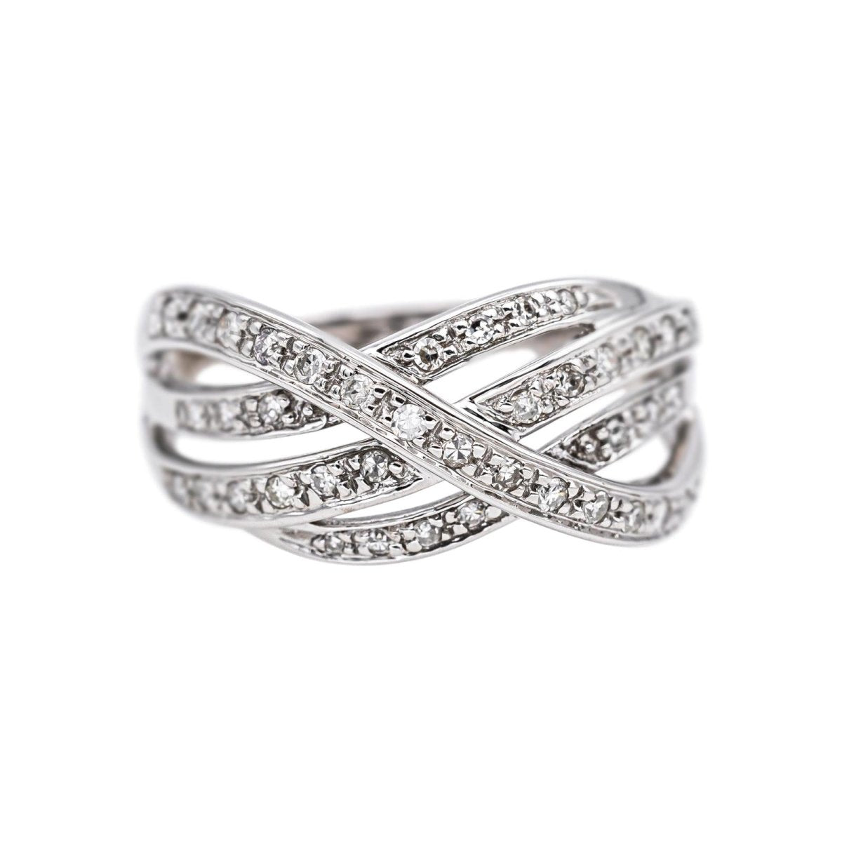 Bague Or blanc Diamant - Castafiore