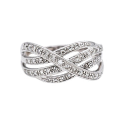 Bague Or blanc Diamant - Castafiore