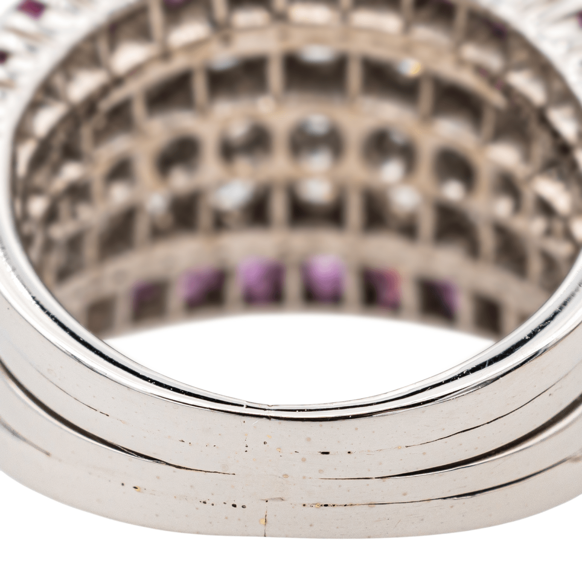 Bague Or blanc Diamant - Castafiore