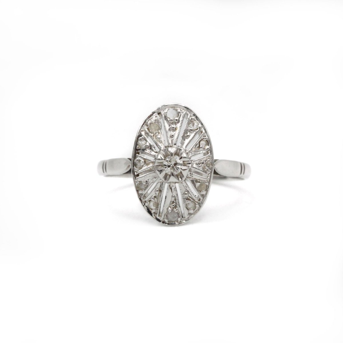 Bague - Or blanc & Diamants - Castafiore