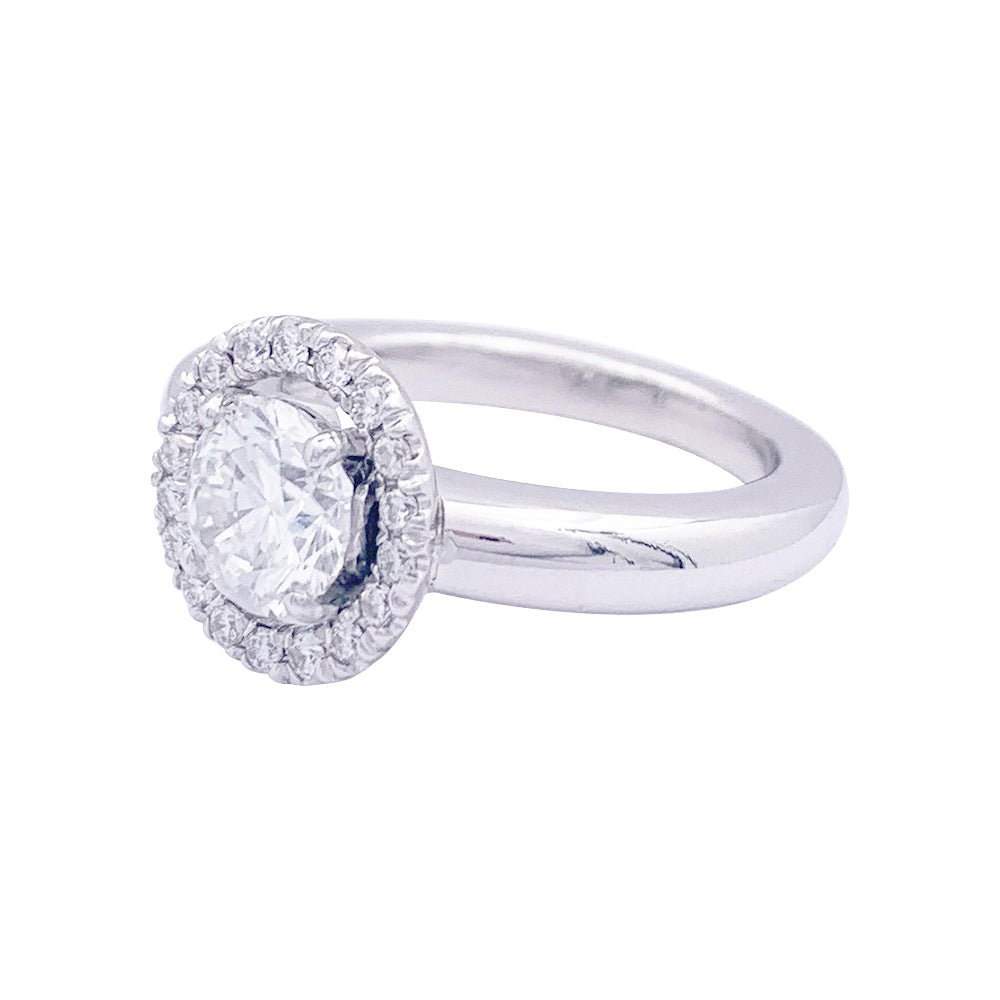 Bague or blanc, diamants. - Castafiore