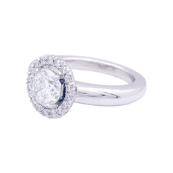 Bague or blanc, diamants. - Castafiore