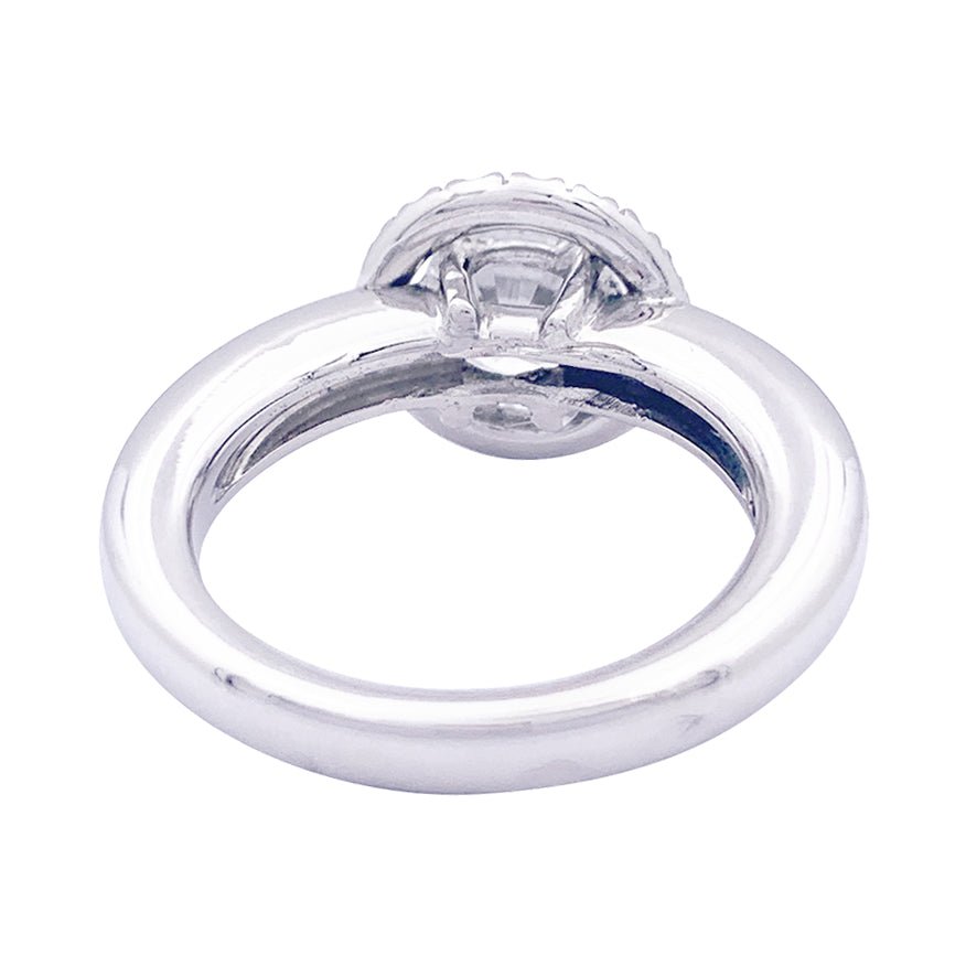 Bague or blanc, diamants. - Castafiore