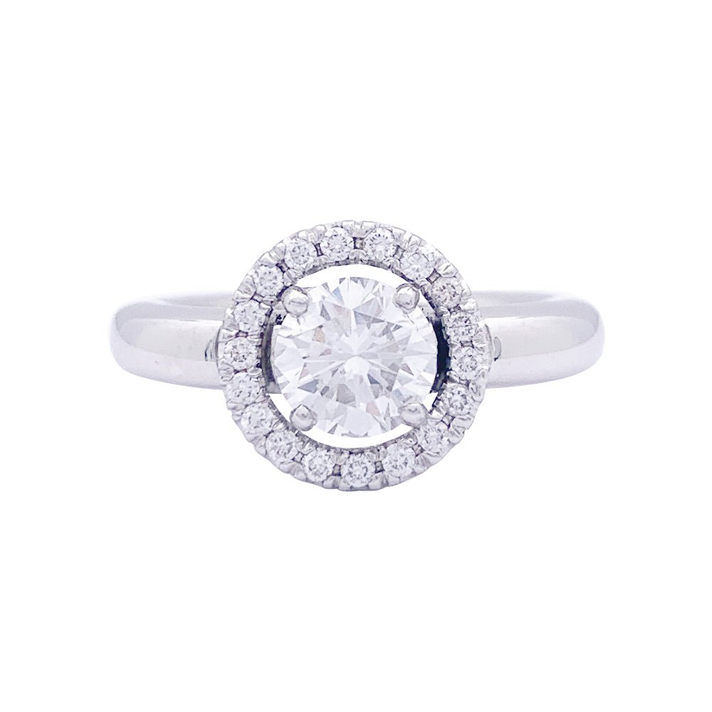 Bague or blanc, diamants. - Castafiore