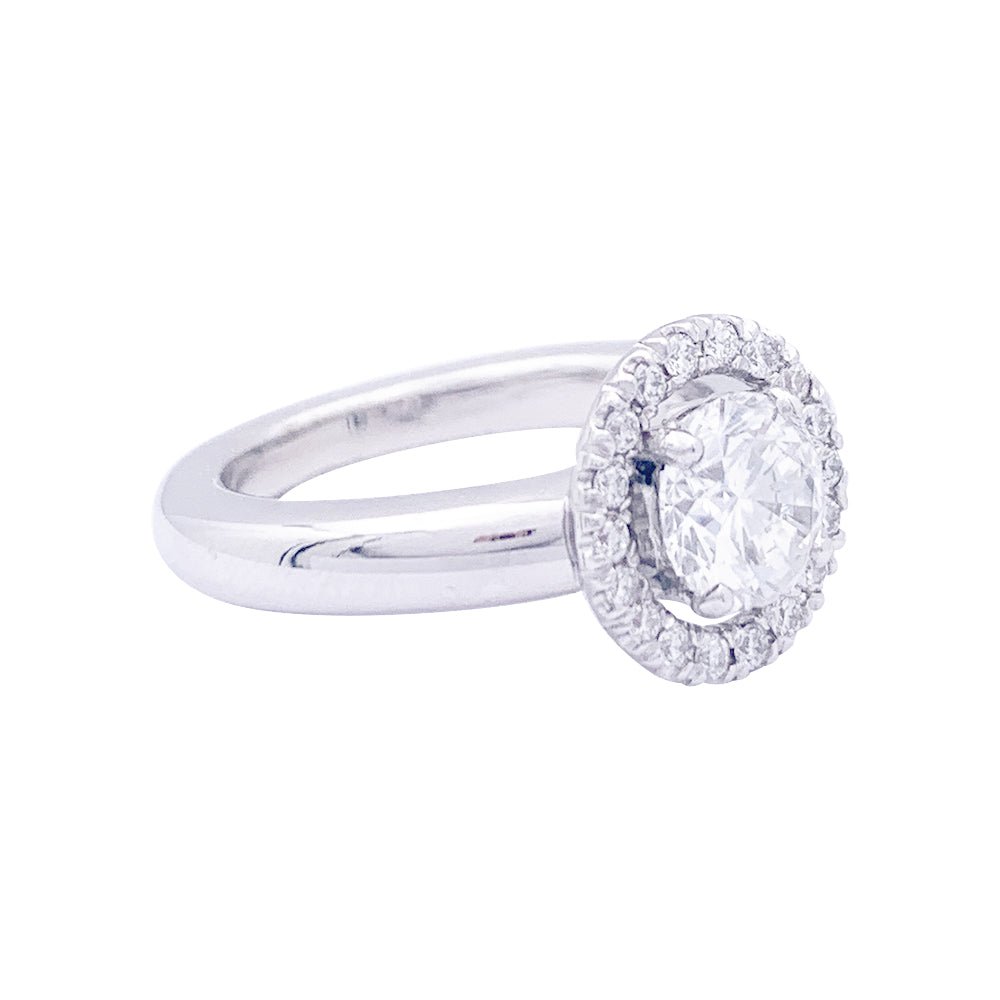 Bague or blanc, diamants. - Castafiore
