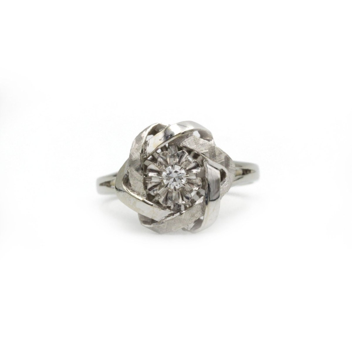 Bague - Or blanc et diamants - Castafiore