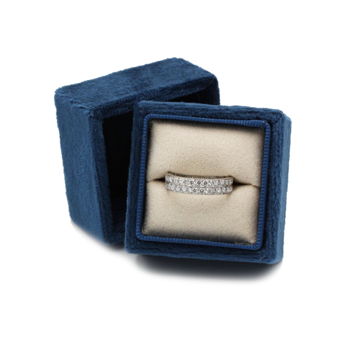 Bague - Or blanc et diamants - Castafiore