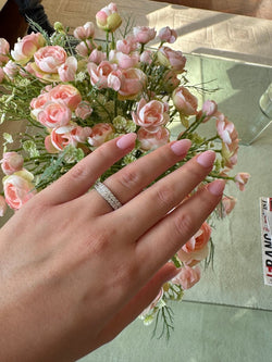 Bague - Or blanc et diamants - Castafiore